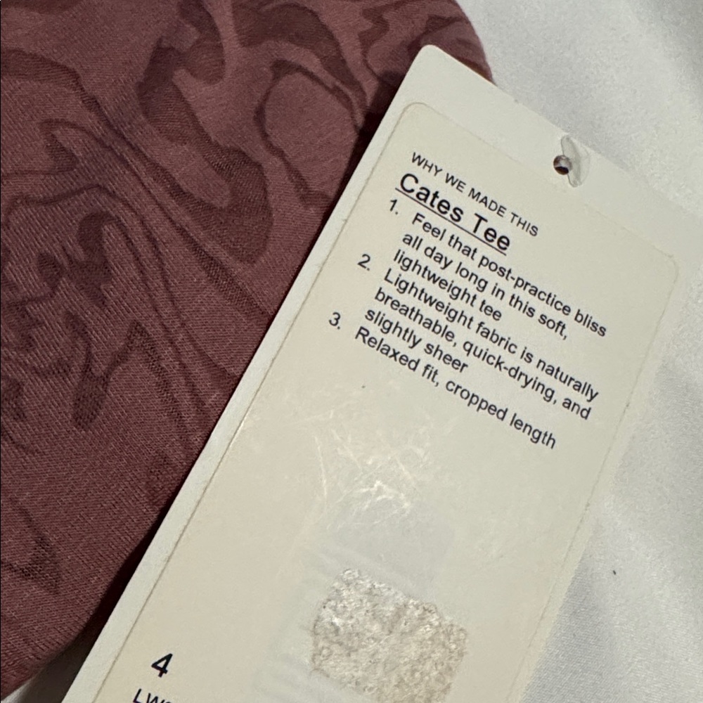 lululemon cates tee - Picture 2 of 2